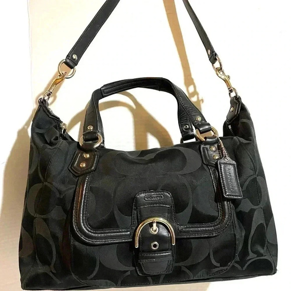 Coach vintage CC signature print canvas print handbag - Picture 1 of 12